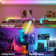 RGB Under Cabinet Lighting,10Inch 8Colors Adjustable Valentine RGB Mood Light Bar