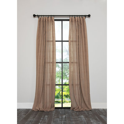 Belana Semi Sheer Curtain Single Panel