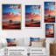 «Landscape Colorful Horizons II», art mural sur toile-2020770883-2020770933