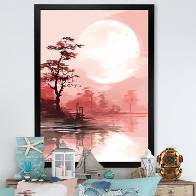 «Island Sunrise - Coastal Tropical», art mural