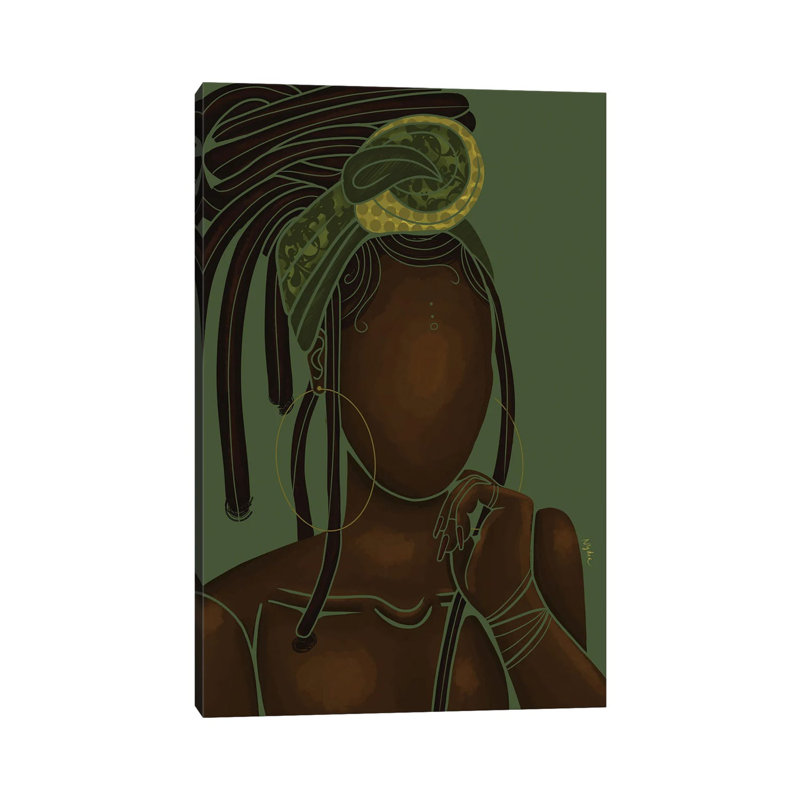 Natural by Colored Afros Art - Wrapped Canvas Print, 30.48cm H x 20.32cm W x 1.905cm D