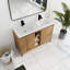 48" Freestanding Bathroom Vanity With Double Sink, Soft Closing Door Hinge