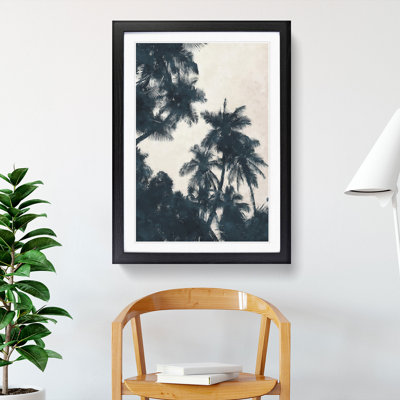Palm Tree Fronds - Picture Frame Graphic Art