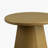 Kaz Round Concrete Top End Table Spaces Saving Stylish Side Table with Pedestal Unique Design for Living Room-134186911
