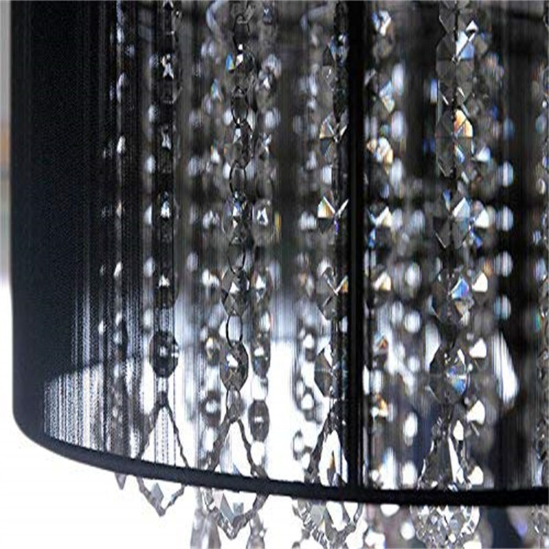 Forbis Chandelier, Mattschwarz