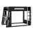 Wooden Gaming Bunk Bed With Desk,Two Storage Shelves,USB And LED Light-1285990007