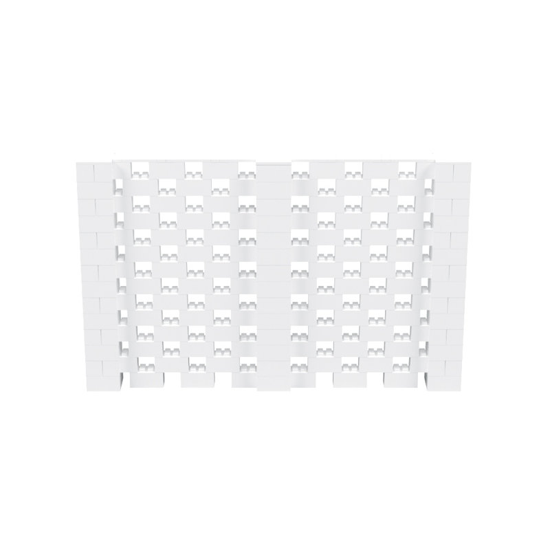 Ensemble mural Everblock, Blanc, H 84 po x l 132 po x P 12 po