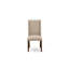 Cet ensemble de salle à manger moderne 9 pièces comprend une table de petit-déjeuner et 8 chaises de cuisine en tissu de lin brun clair avec dossier rembourré - finition noyer antique.-2099211660-2099211668-2094268625