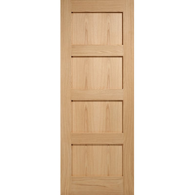 Shaker 4P Prefinished Oak Internal Fire Door