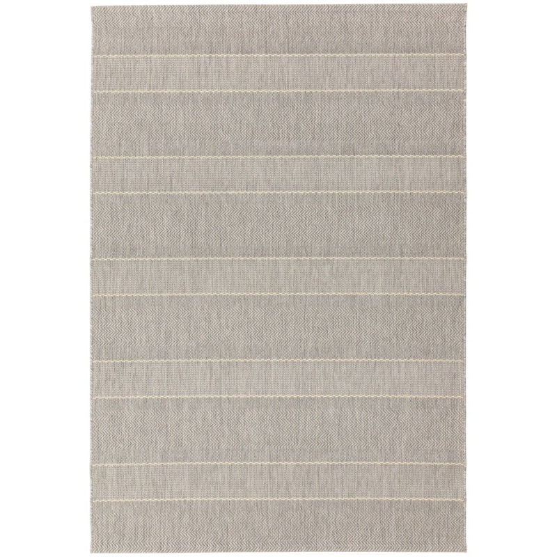Bereniz Striped Flokati Indoor / Outdoor Area Rug, Rectangle 80 x 150cm