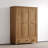 Topazio 53.3" Armoire with Adjustable Shelves, Hanging Rod-898635979