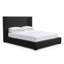 Upholstered Wingback Bed