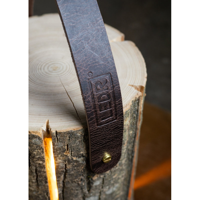 Bois clair - Bois de cerisier M | | Leather Edition, H 11,8 po x l 7,85 po x P 7,85 po