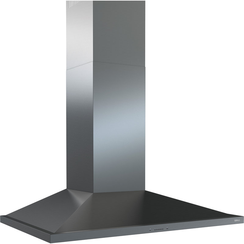 Hotte murale Zephyr Anzio 30 pouces 600 CFM avec lumières DEL, Noir
