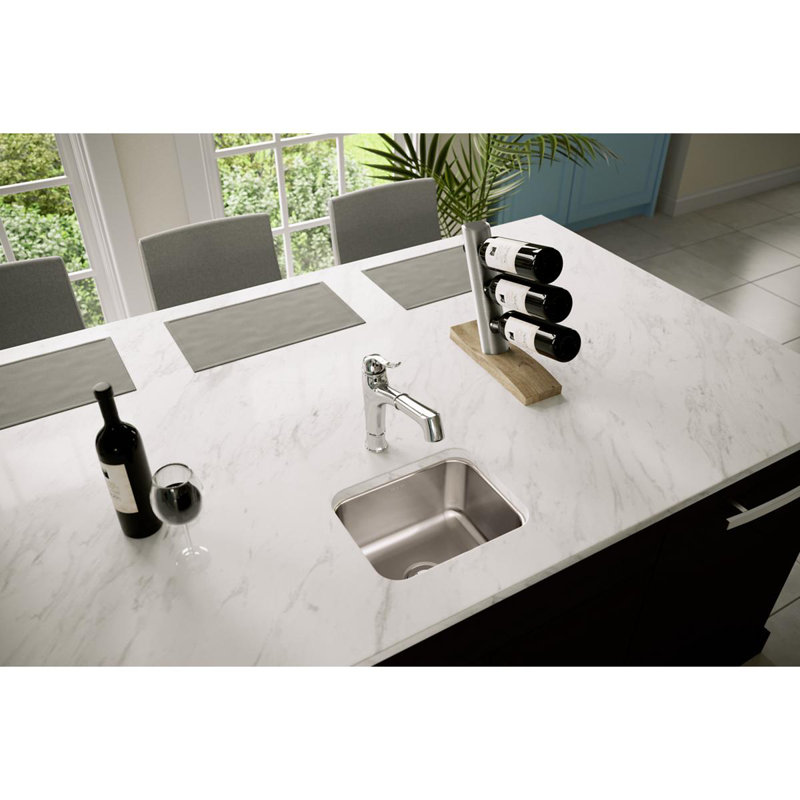 Évier de cuisine encastrable L 14,5 po x l 11,75 po Lustertone