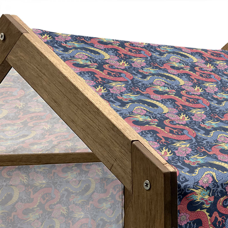 Niche pour chien en bois, H 25,59 po x l 29,53 po x P 21,65 po