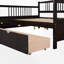 Lit de jour double en bois massif-110842904-111860679