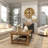 Curlie Solid Wood Wall Clock