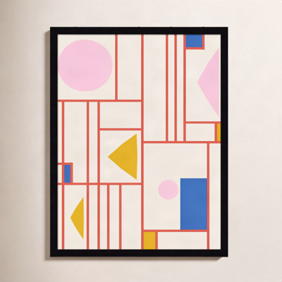 Framed Shapes Print by Beth Vassalo