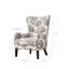 Fauteuil Swoop - Fabrication en bois massif et aile de coussin en mousse souple Style tendance confort