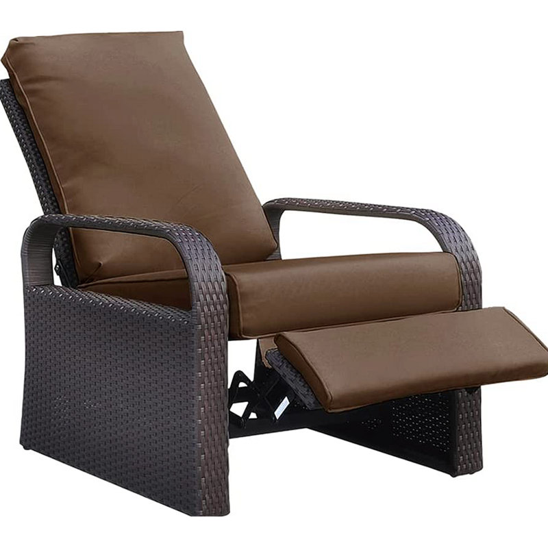 Fauteuil inclinable Luecke, Brun, Brun