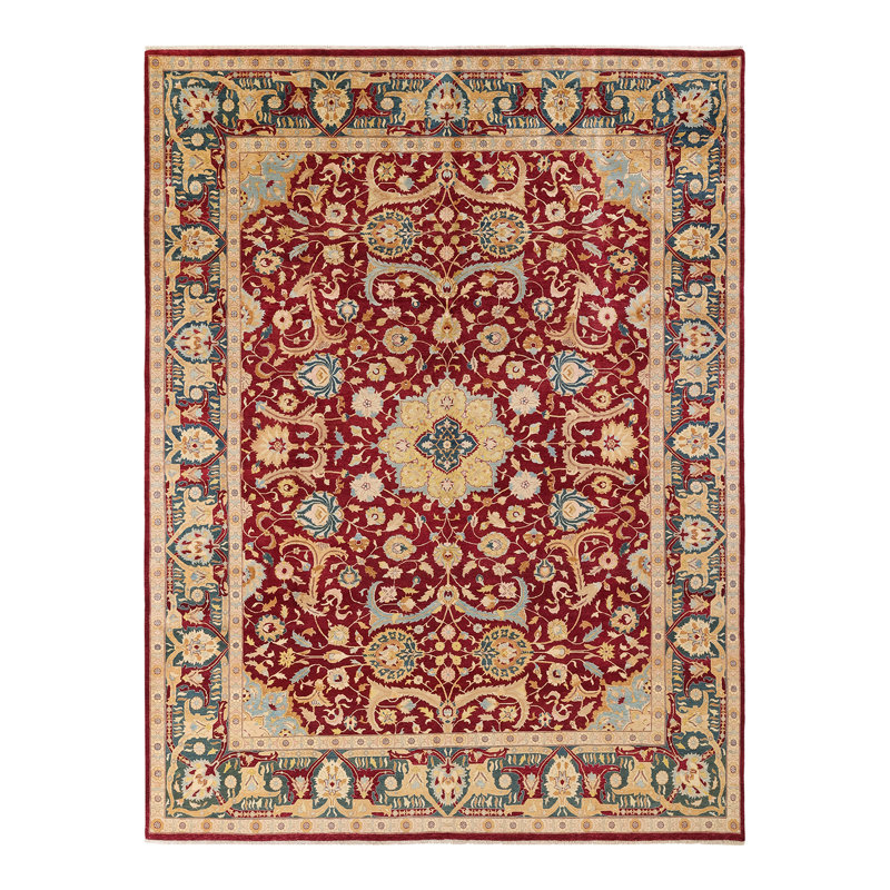 Classic One-of-a-Kind 9' 2" X 11' 10" Hand Knotted Area Rug