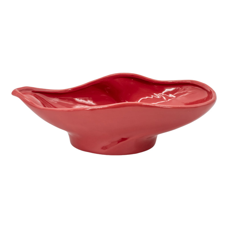Bol rouge 16 x 5 po Isalena