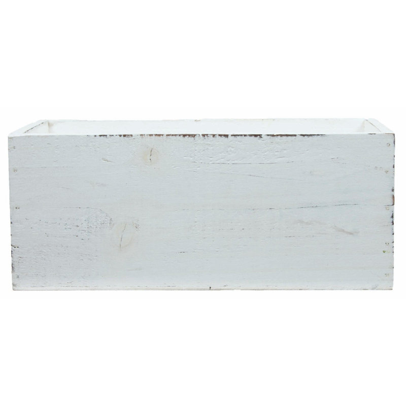 Boîte décorative en bois Ansaa, Blanc