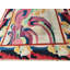 Magnifique tapis chinois art déco antique rare et magnifiquement artistique