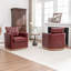 Fauteuil pivotant en cuir véritable Azib-895197513