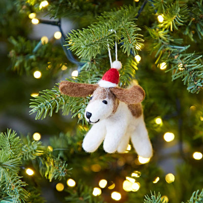 10cm Handmade Wool / Felt Hanging Figurine Ornament