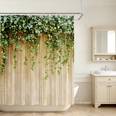 Rideaux de douche avec crochets inclus