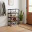 Étagère à chaussures à 3 niveaux en métal, organisateur de chaussures empilable, pour entrée, noir-2010627203-2012615388