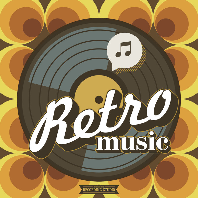 Vinyl Record Vector by KateDemianov - Wrapped Canvas Print, 122cm H x 122cm W
