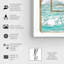 «Coco Water Love Ocean Glam Perfumes», impression sur toile-26340613