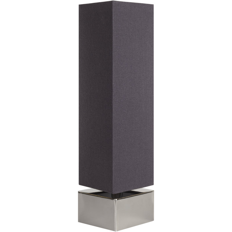 Ensemble de lampes de table en acier inoxydable 14 po Covet, Gris