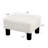 15" Ottoman Upholstered Footstool for Living Room
