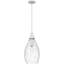 Luminaire suspendu en chrome poli 1 lumière Nefeli