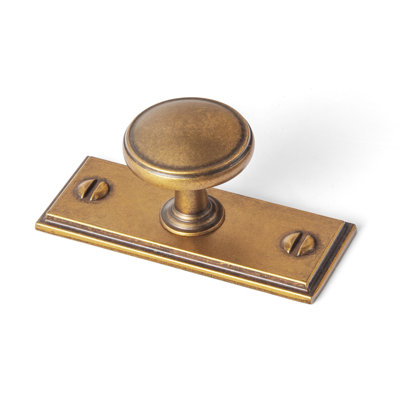 1.18" Mushroom - Shaped Single Hole Drawer Knob With Washer