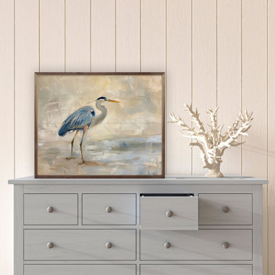 Blue Heron I By Petals Prints Design