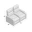 Fauteuil de cinéma (rangée de 2)-966999317-953562173