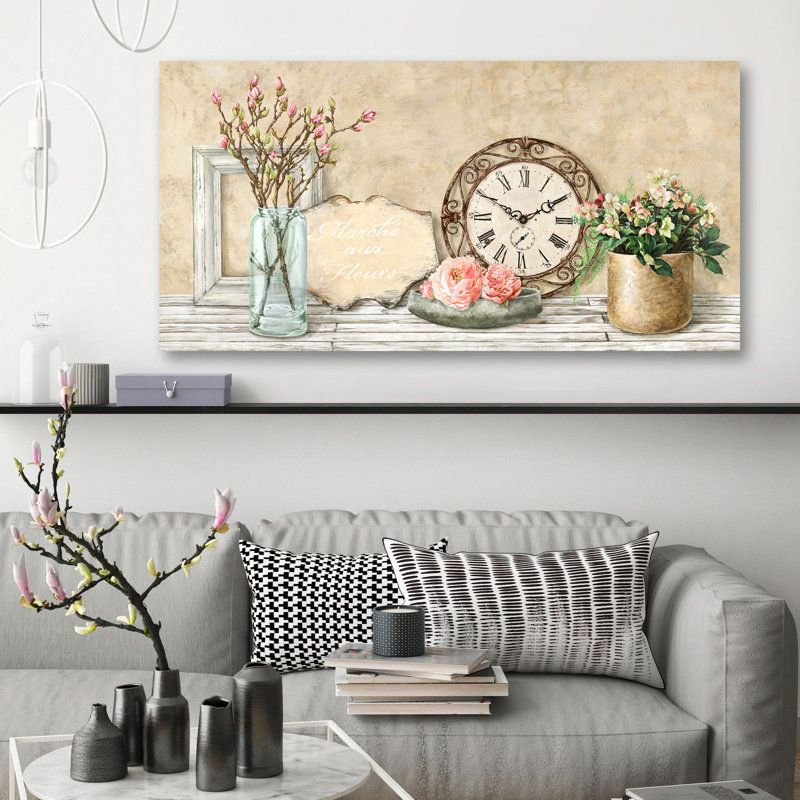 My Garden by Remy Dellal - Wrapped Canvas Print, 35cm H x 70cm W x 4cm D