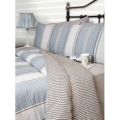 Cotton Striped Duvet Cover