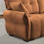 Chaise longue rembourrée en chenille capitonnée à accoudoirs évasés-852680132