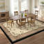 Tapis antidérapant à imprimé floral papillon-129424958