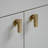 Flynn 1-7/8" Length Satin Brass Off-Centered Bar Cabinet Knob-43037446