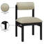 Chaise rembourrée en cuir Frakes Vegan-312856497-312856487
