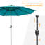 Parasol de marché extérieur 9 pi avec bouton-poussoir inclinable Dailan-756797756