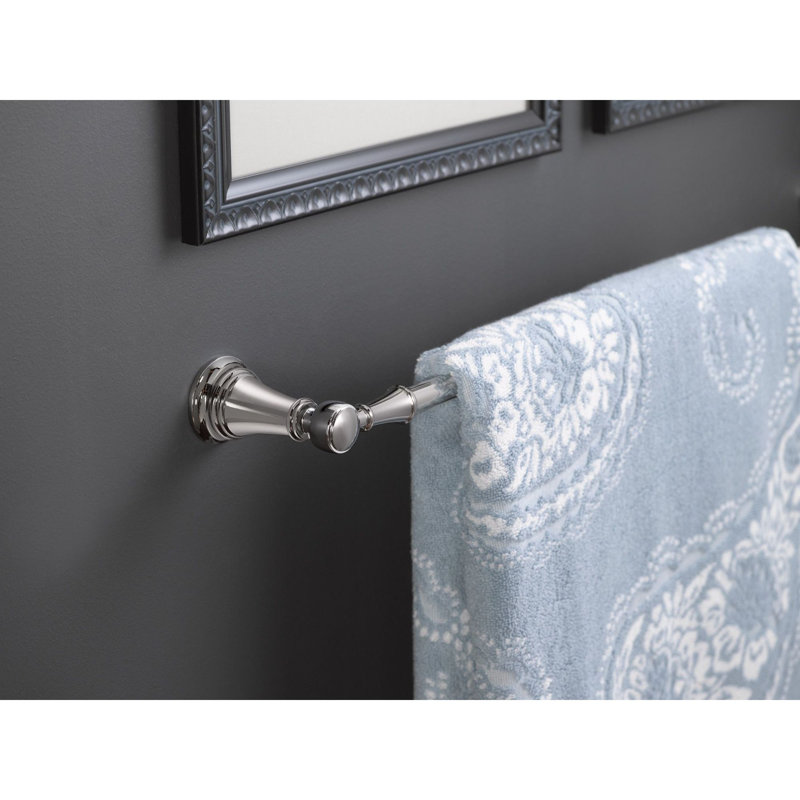Weymouth 19" Wall Mounted Towel Bar, Brushed Gold