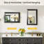 Modern & Contemporary Beveled Metal Framed Rectangular/Square Bathroom Vanity Mirrors with HD Tempered Glass-74528419-67756022-71934697